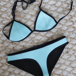 Blue Triangl Bikini
